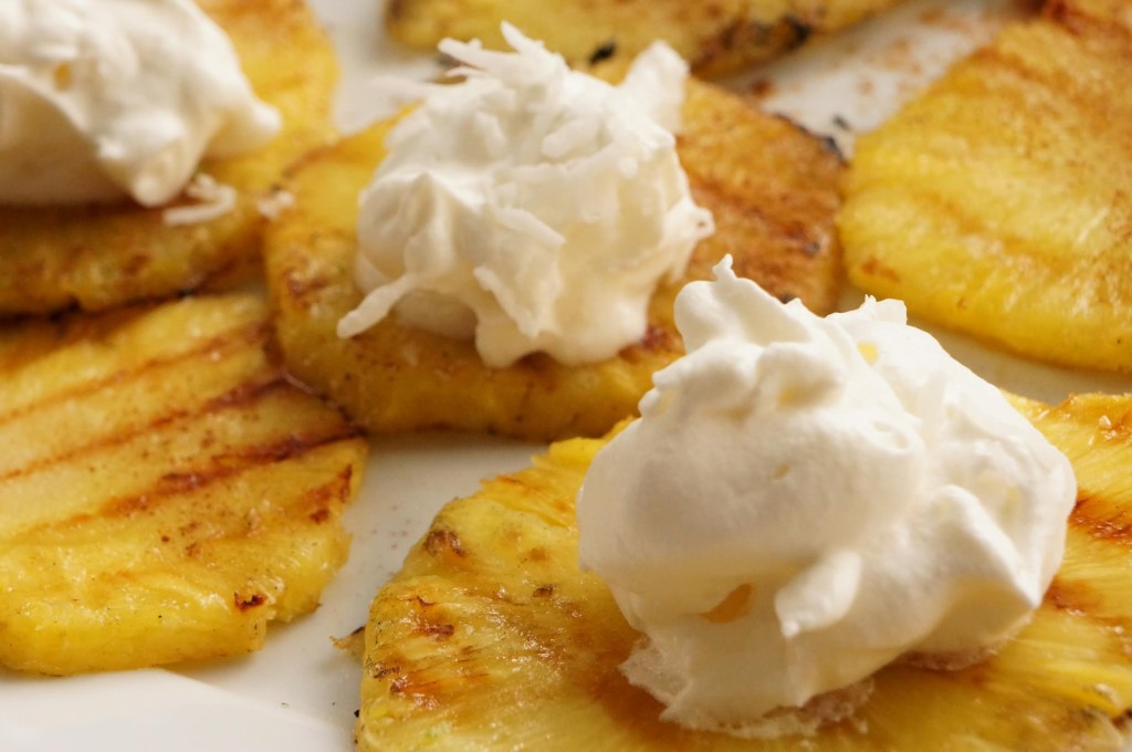 Grilled Pineapple with Coconut Cream